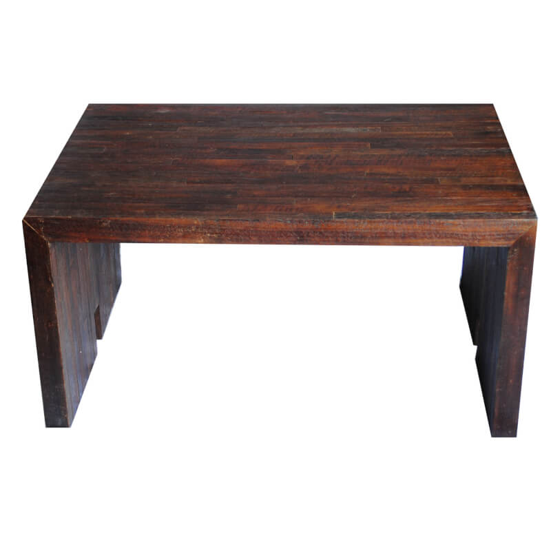 Table basse exotique rectangulaire en bois NISSA