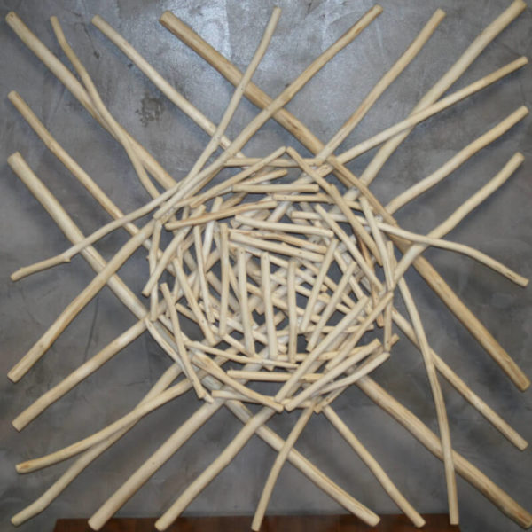 Tableau décoratif artisanal en bois SHINE